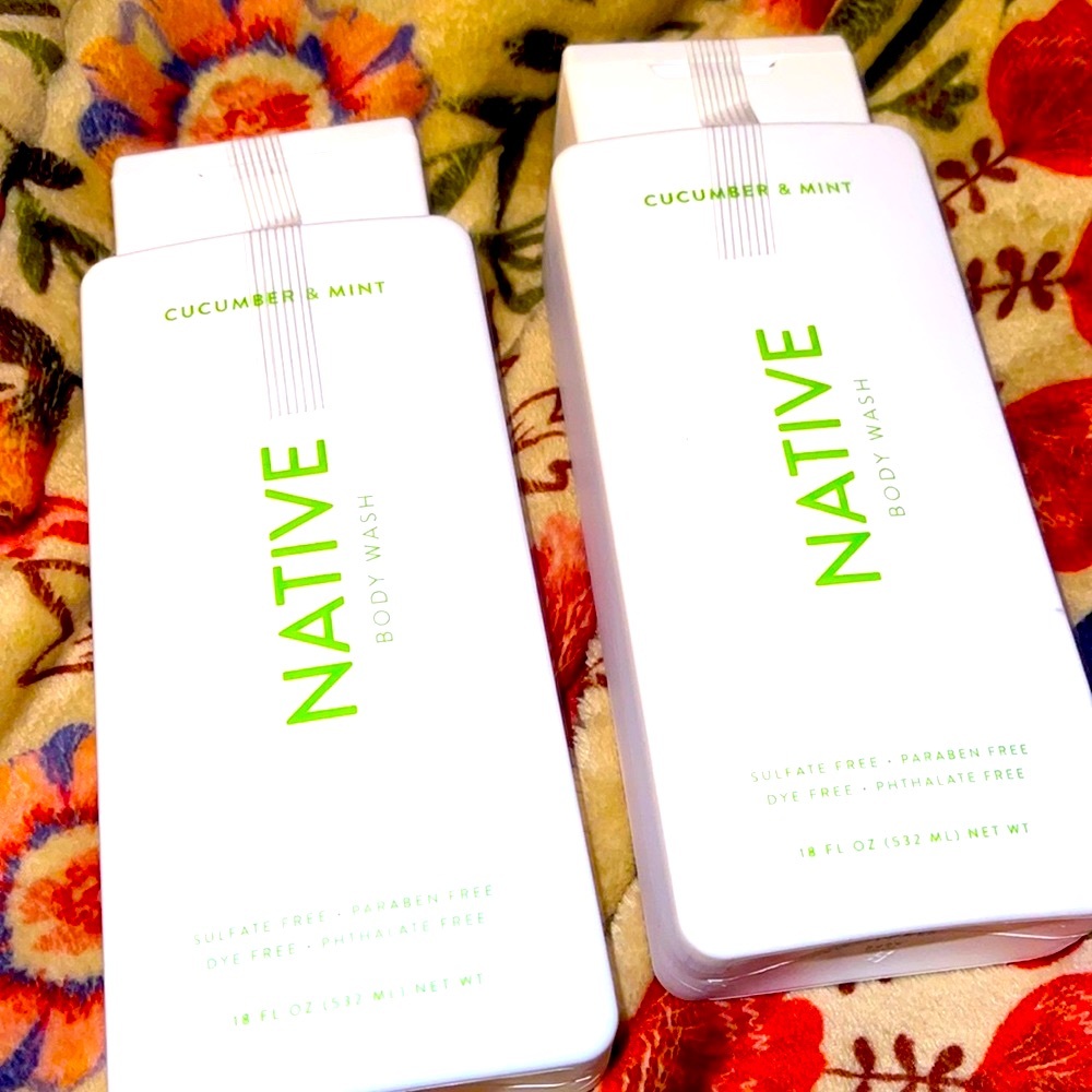 SOLD. NATIVE Cucumber & Mint Body wash